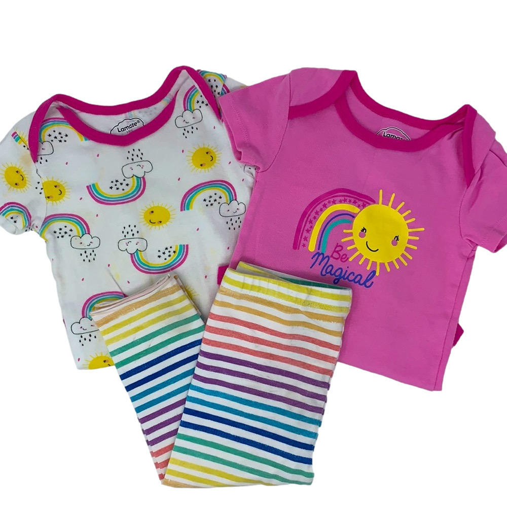 Organic Rainbow Baby Outfit Set18 Months | Honest Baby Lamaze Bodysuits Leggings